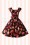 Lady V by Lady Vintage - Cupcake-Swing-Kleid in Schwarz 2