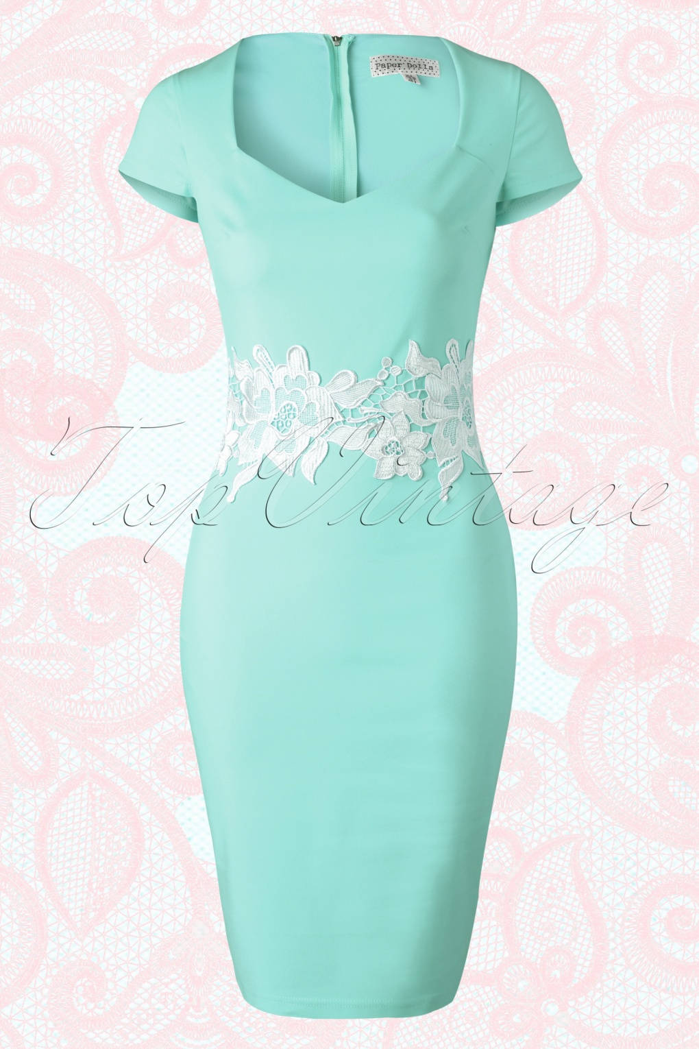mint pencil dress