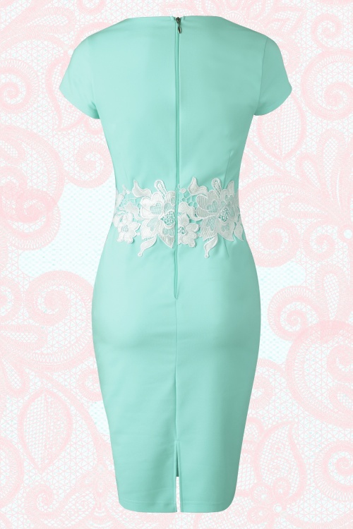 mint pencil dress