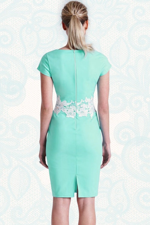 mint pencil dress