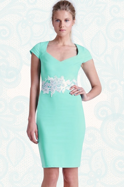 mint pencil dress