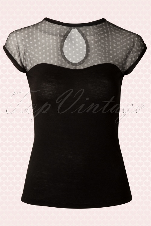Rock Steady Brandy Top Black Polkadot 110 10 12513 20140404 0007W