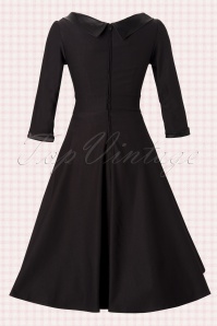 Stop Staring! - 50s First Lady swing dress black  7
