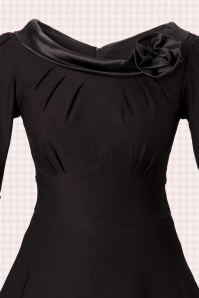Stop Staring! - 50s First Lady swing dress black  6