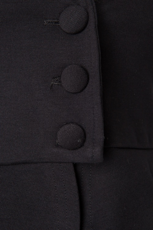 Heart of Haute - 50s Diva Suit Jacket in Black 7