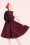 Hearts & Roses - Vivian Polkadot Bolero Swing Dress Années 1950 en Noir et Rouge 11