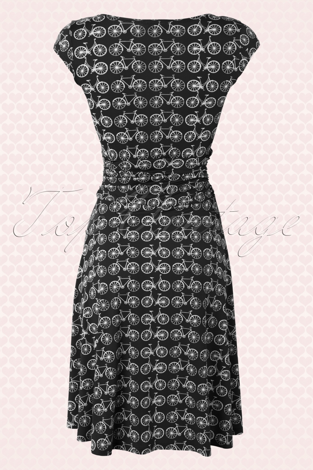 TopVintage exclusive Bicycle Dress Black