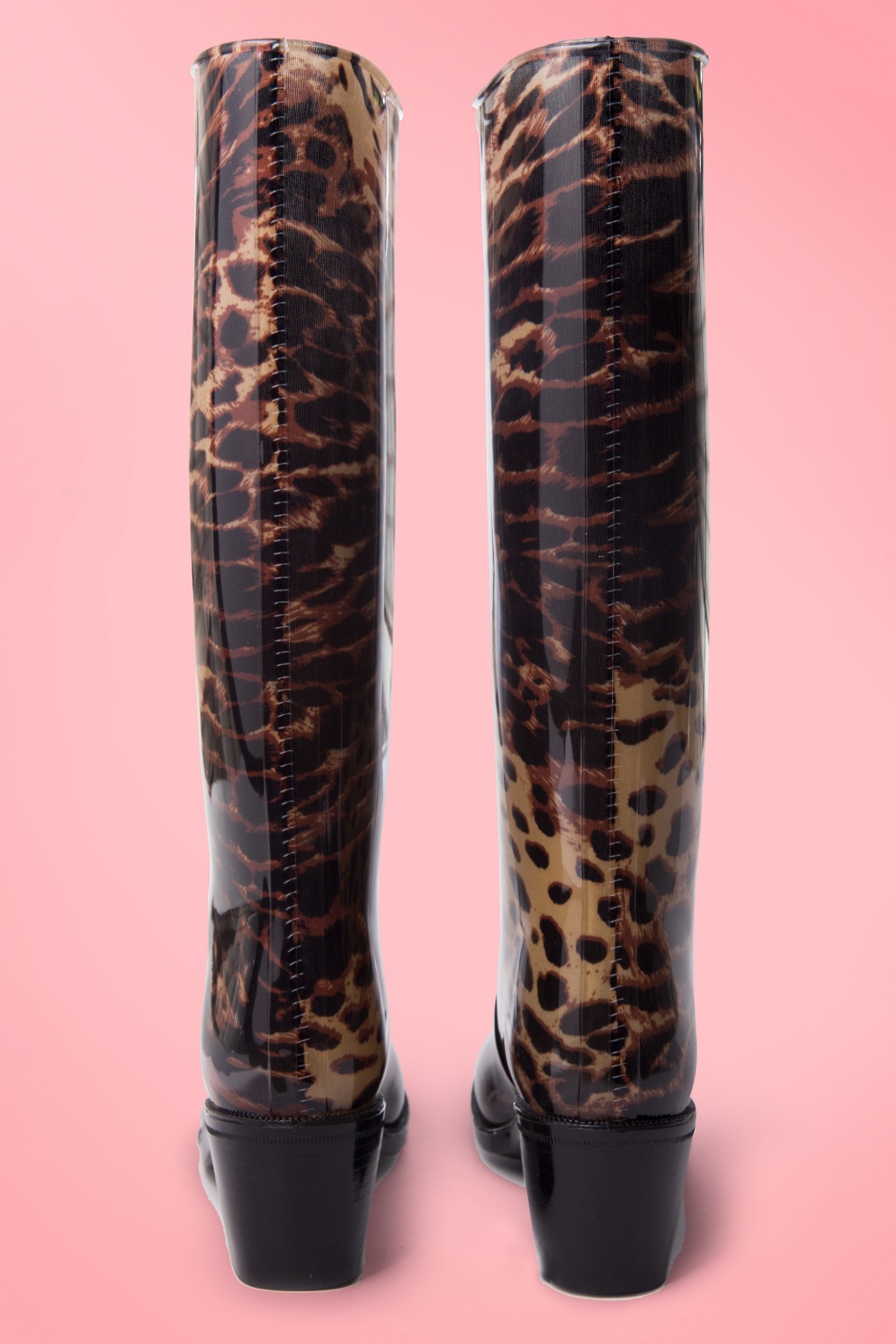 snow leopard rain boots