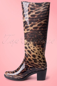 Missy - Grrr Leopard Rain boots 6
