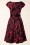 Hearts and Roses Black and Red Roses Swing Dress 102 14 14132 20140823 0017W