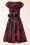 Hearts and Roses Black and Red Roses Swing Dress 102 14 14132 20140823 0015W