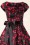 Hearts and Roses Black and Red Roses Swing Dress 102 14 14132 20140823 0011V