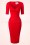 Collectif Clothing Trixie Red Pencil Dress 100 20 16112 20150911 0006W