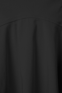 Collectif Clothing - Winifred Fishtail Skirt Années 50 en Noir 5