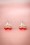 Collectif Clothing Cherry Diamante Earrings Red Green 331 20 16218 20150928 0018W