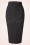 Bettie Page Clothing - 50s High Time Pencil Skirt in Black 7