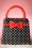 Banned Polkadot Handbag in Black Red 212 14 1703410132015 04W