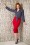 50s Joni Skirt in Red