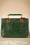 Banned Retro - Leila Messenger Bag Années 1950 en Vert 5