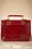 Banned Retro - Leila Messenger Bag Années 1950 en Rouge 5