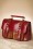 Banned Retro - Leila Messenger Bag Années 1950 en Rouge 2
