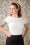 Collectif Clothing Cordelia Top in Ivory 110 50 14831 20151016 433W