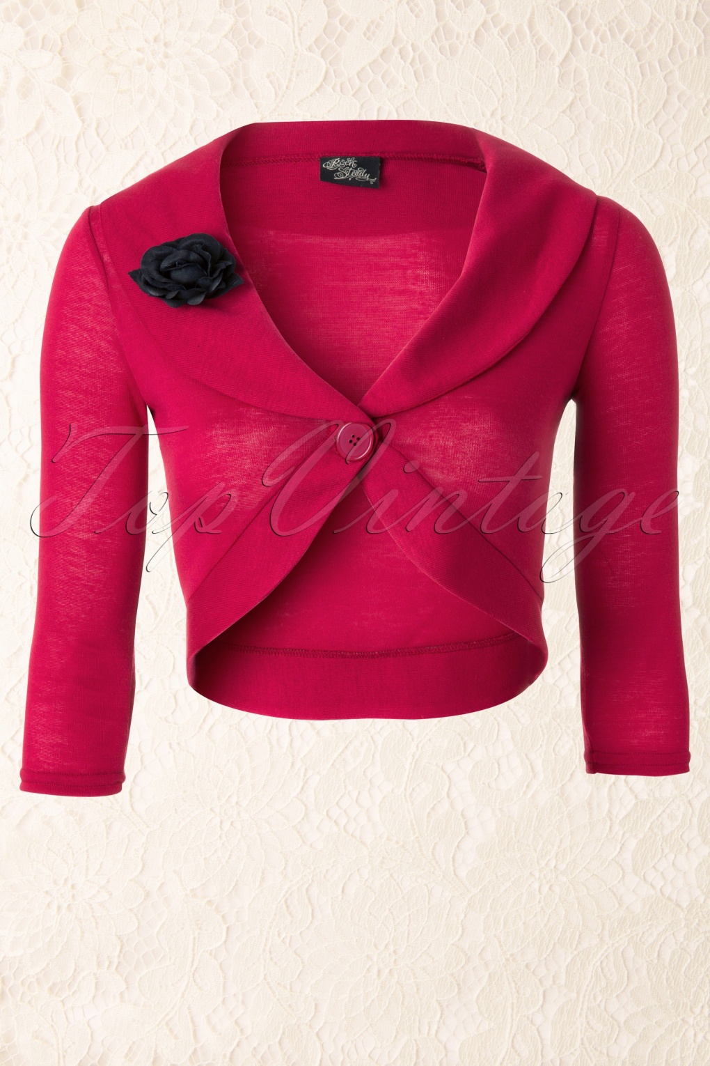 Rose Marilyn Bolero Vintage Red