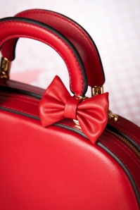 Banned Retro - 40s Lucille Bag in Lipstick Red 3