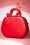 Banned Retro - 40s Lucille Bag in Lipstick Red 2