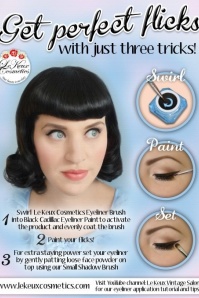 Le Keux Cosmetics - Cadillac Eye Liner Paint en Noir 9