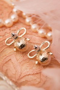 From Paris with Love! - Susie Bow and Pearl Earrings Années 20 en Doré 3