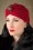 ZaZoo - Sally Sateen Turban Hat in Burgundy