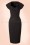 Stop Staring! - 50s Thalia Pencil Dress in Black 4