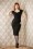 Stop Staring! - 50s Thalia Pencil Dress in Black