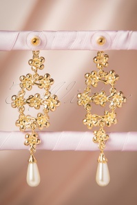 From Paris with Love! - Pearl Power Drop Earrings Années 1920 3