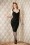 Collectif Clothing  Audrey Pencil Dress Black 100 20 12110 20151118 006W