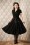 Bunny Rosina Burgundy Swing Dress Black 102 10 16736 20151118 010W