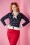 Sailor Anchors Bow Cardigan in Navy