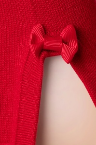 Banned Retro - Addicted Sweater Années 50 en Rouge 3
