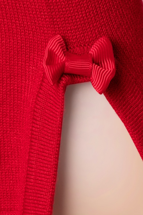 Banned Retro - 50s Addicted Sweater in Red 3