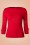 Suéter de los años 50 Addicted en rojo