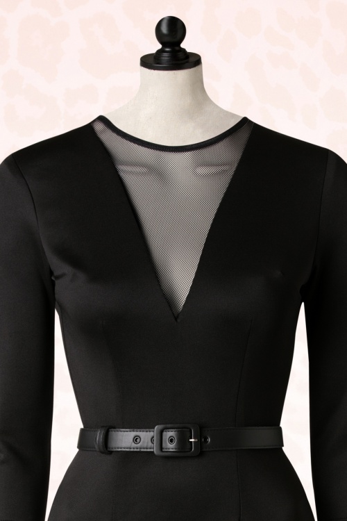 Pinup Couture - Deadly Dames Misfits Pencil Dress Années 50 en Noir 9