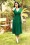 50s Layla Cross Over Dress in Green