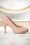 Tamaris - 50s Classy Suedine Pumps in Blush