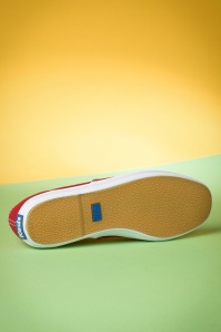 Keds - 50s Champion Core Text Sneakers in Red 8