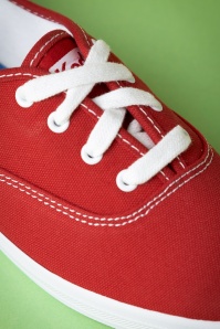 Keds - Champion Core-tekstsneakers in rood 4