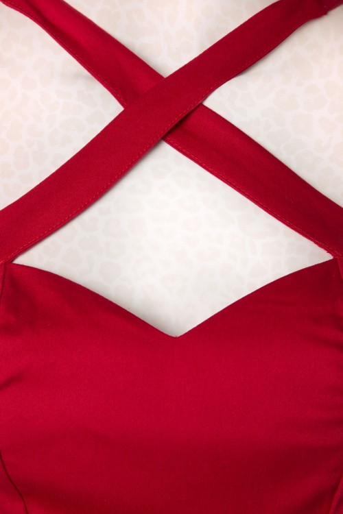 Pinup Couture - Deadly Dames Vixen Top in rood 5