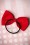 Banned Retro - Lovestruck Bow Haargummi in Rot 2