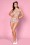 Bettie Page Swimwear - 50s Romance Floral Bikini in Cream 3