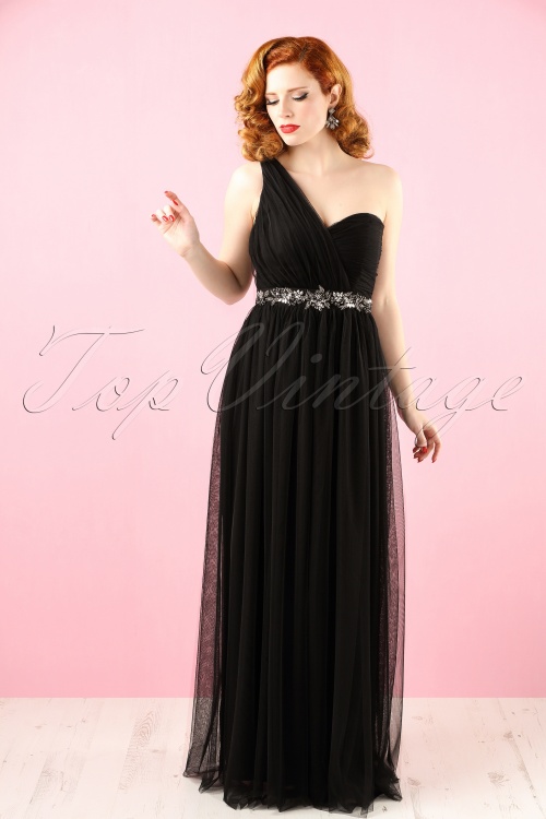 One Shoulder Maxi Dress